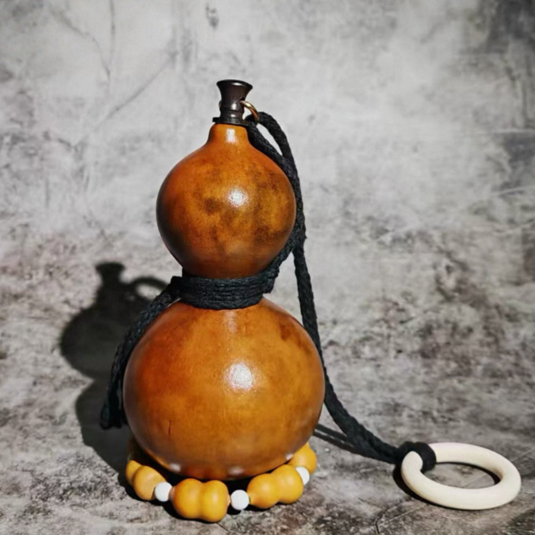 Handcrafted Urushi Gourd Flask